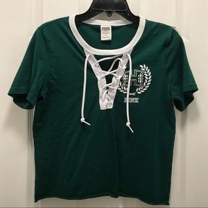 VS PINK University of Hawaii Crop Tee